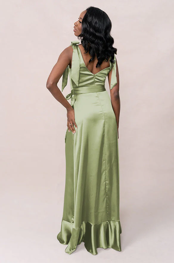 Stevie Satin Dress | Made To Order - Image 236