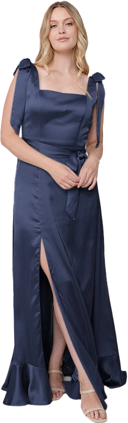 Stevie Satin Dress | Made To Order - Image 33