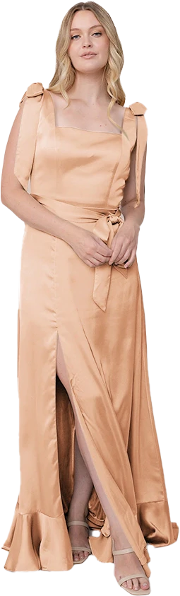 Stevie Satin Dress | Made To Order - Image 43