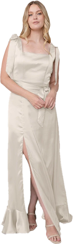 Stevie Satin Dress | Made To Order - Image 52
