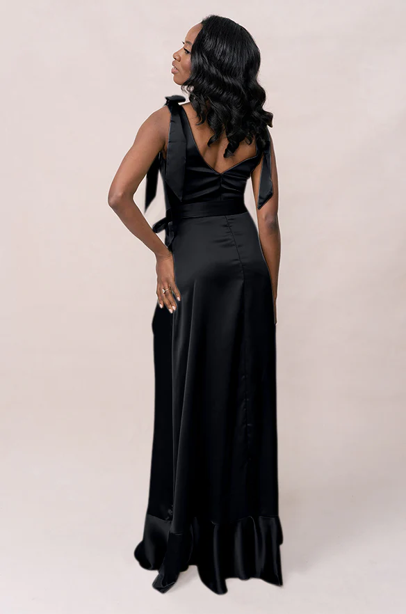 Stevie Satin Dress | Made To Order - Image 64
