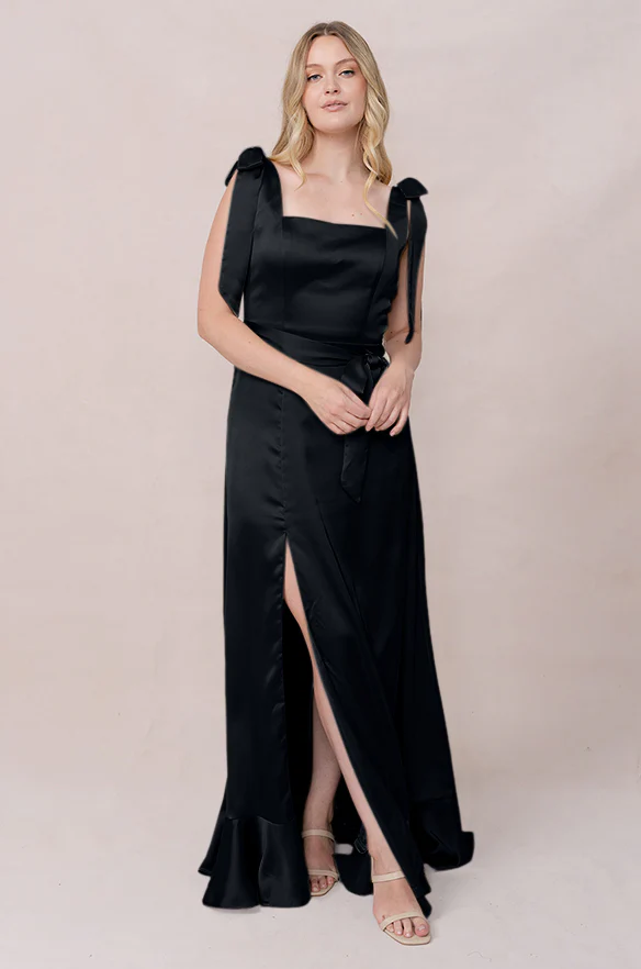 Stevie Satin Dress | Made To Order - Image 65