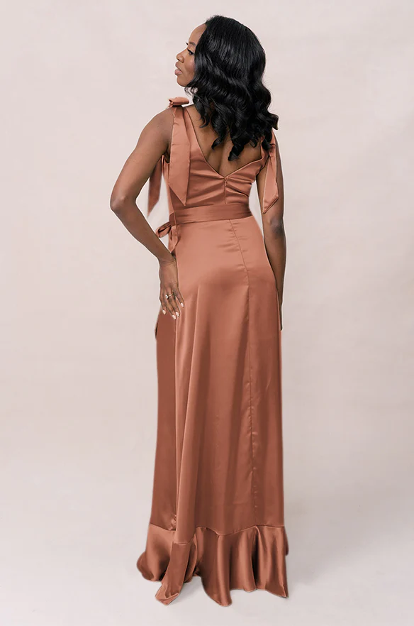 Stevie Satin Dress | Made To Order - Image 84