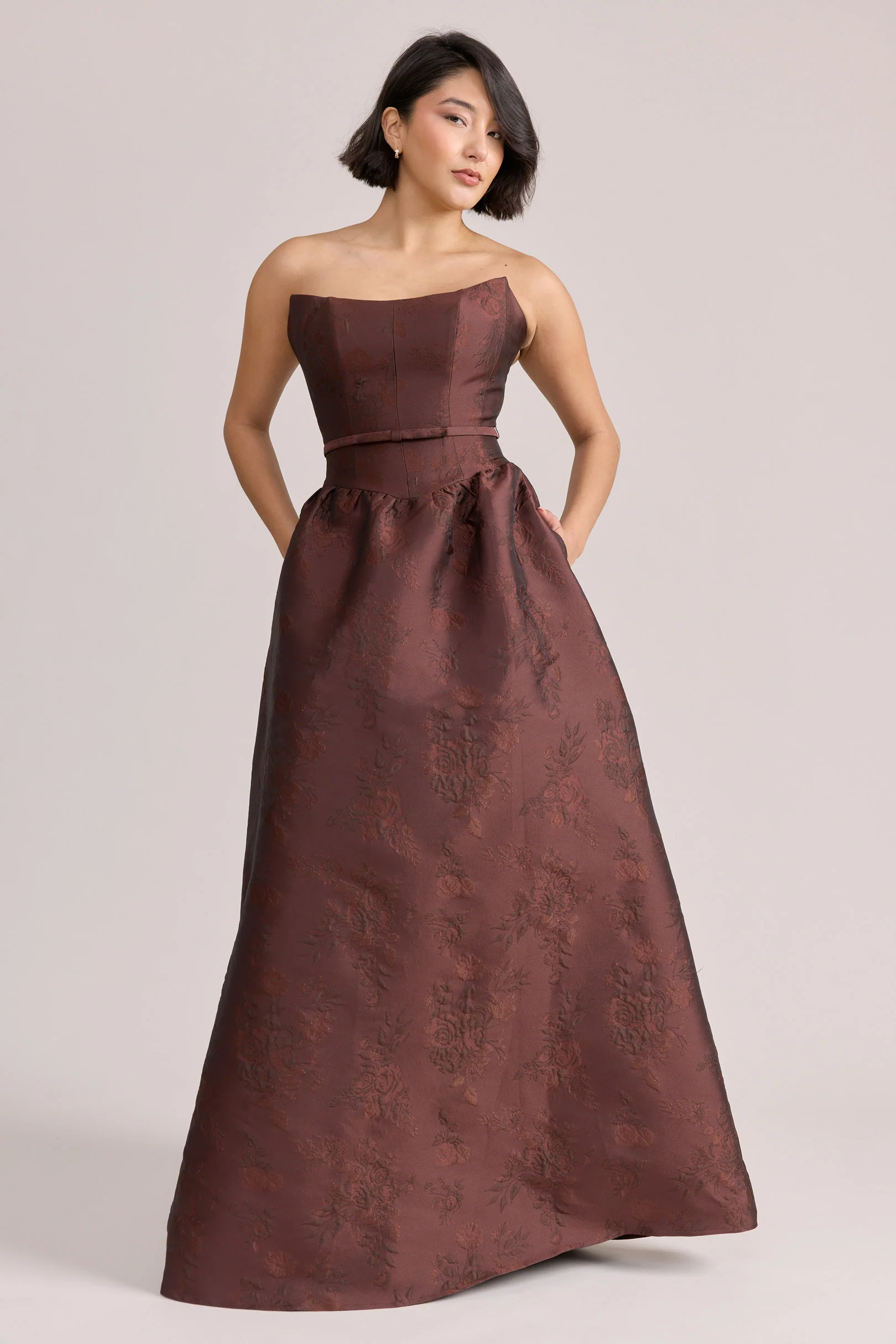 Sutton Jacquard Dress | Made To Order - Image 30