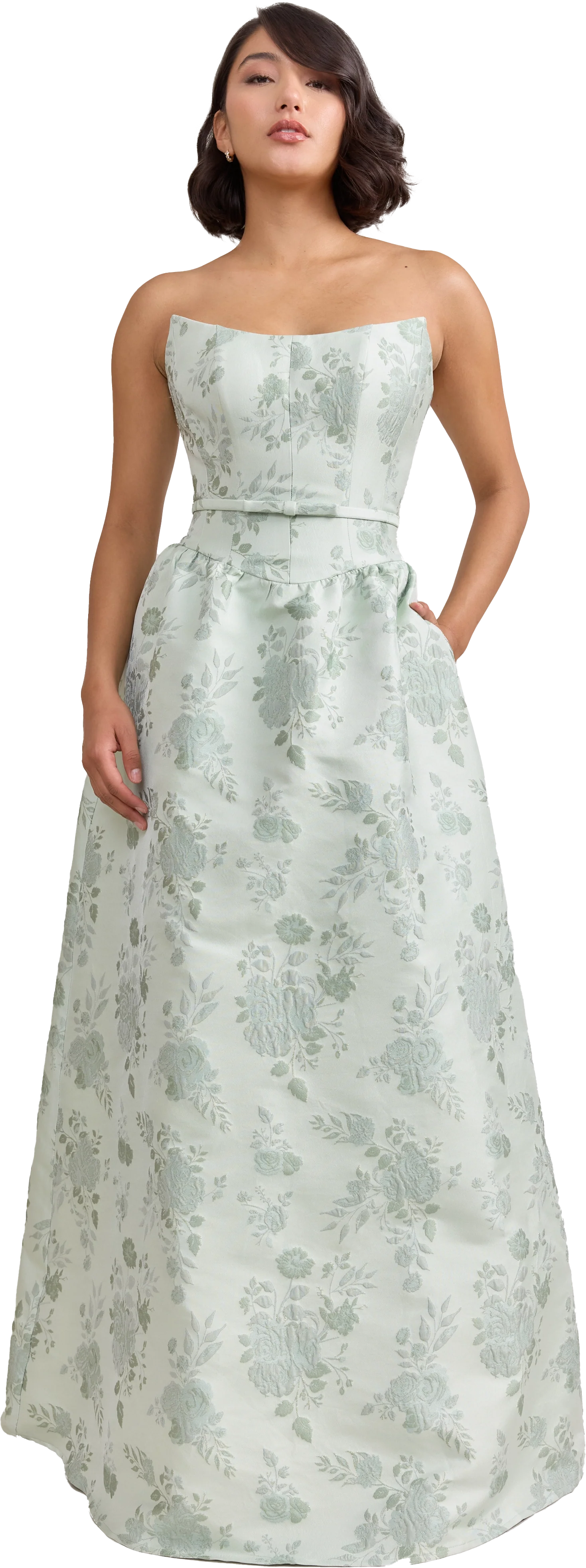 Sutton Jacquard Dress | Made To Order - Image 35