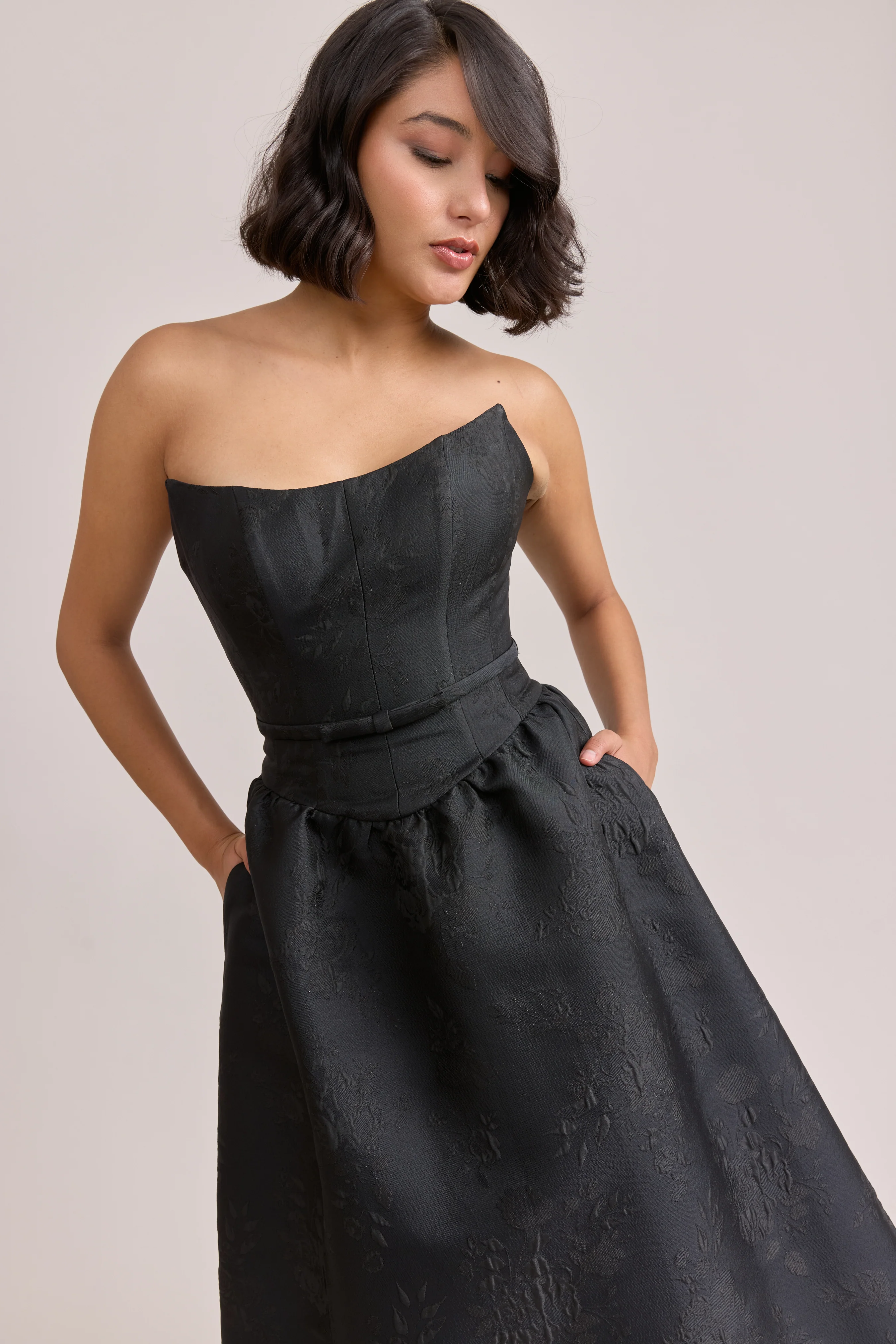 Sutton Jacquard Dress | Made To Order - Image 6