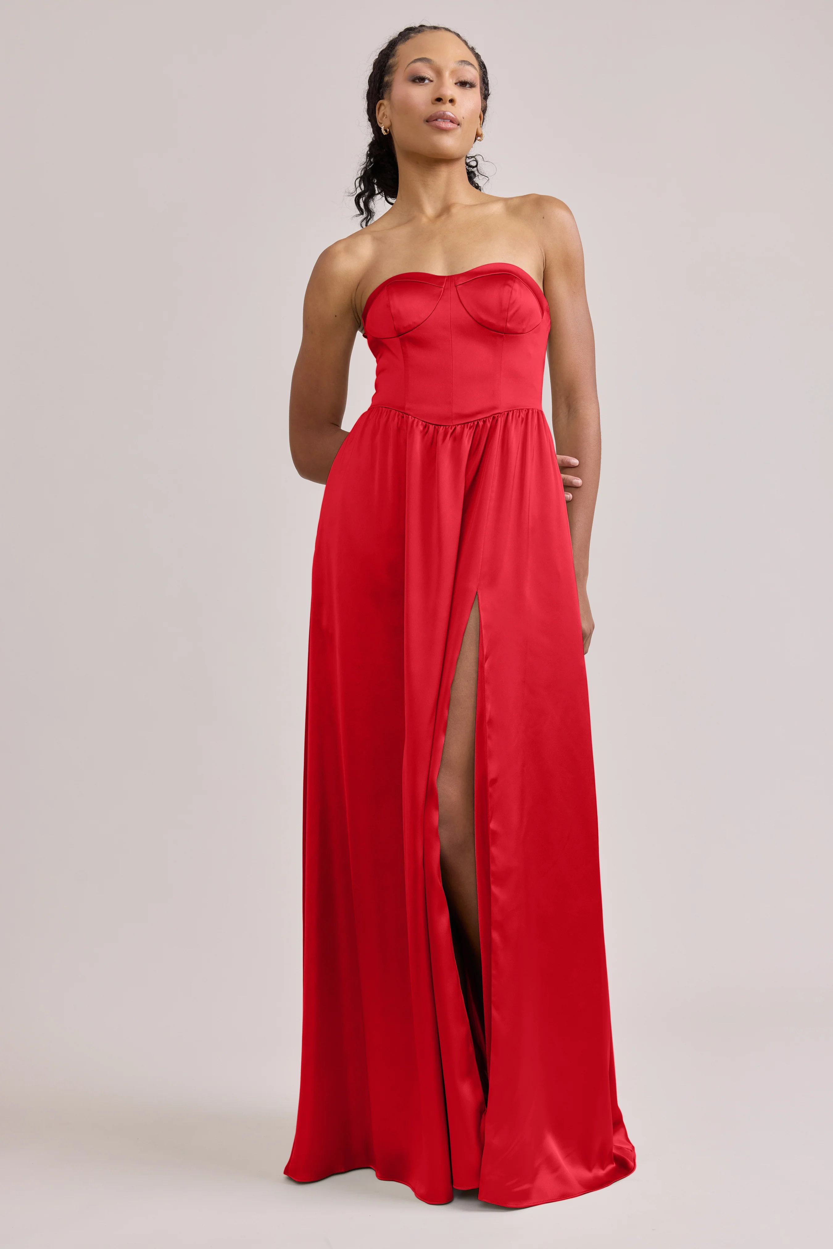 Sydney Satin Dress | Made To Order - Image 114