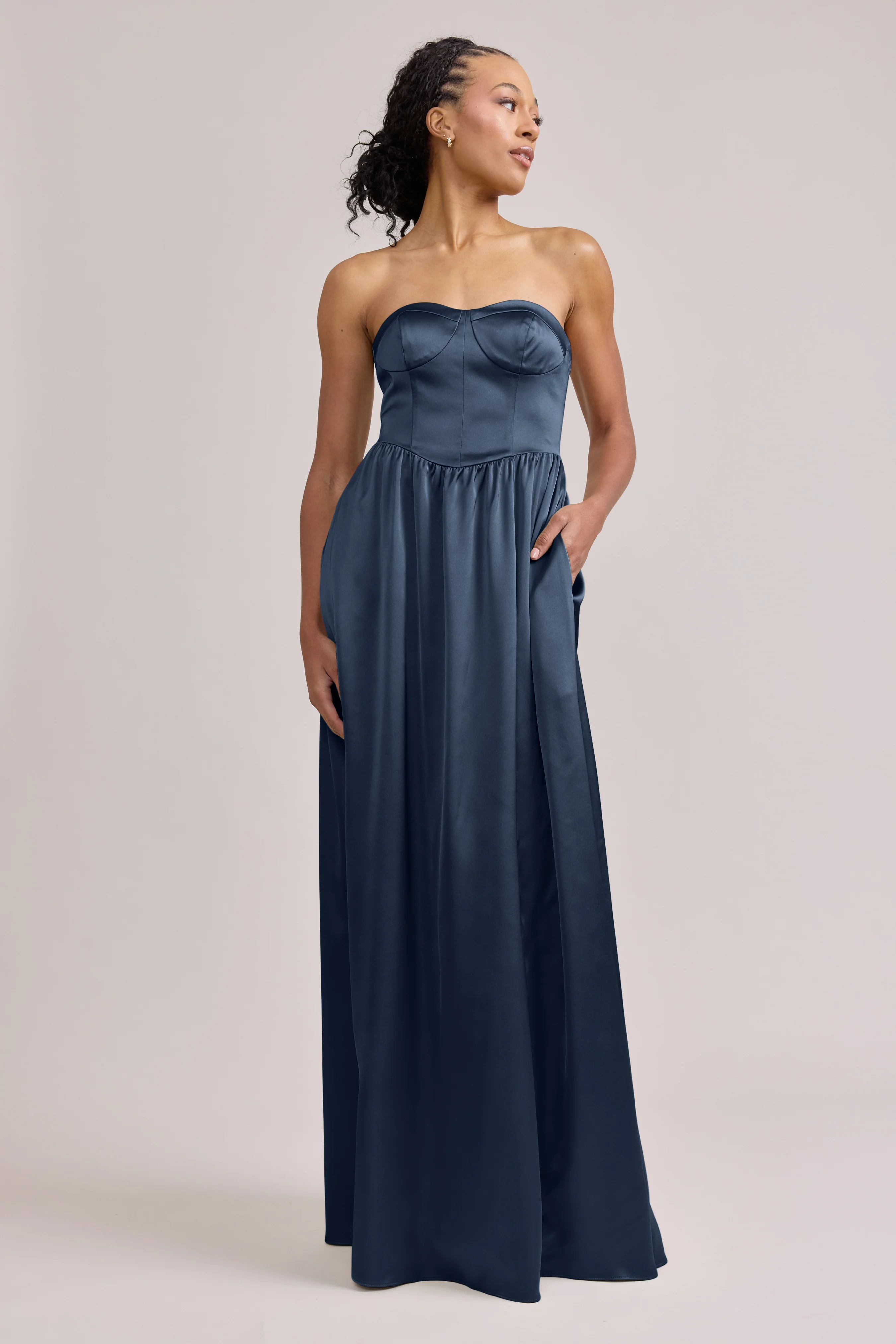 Sydney Satin Dress | Made To Order - Image 116