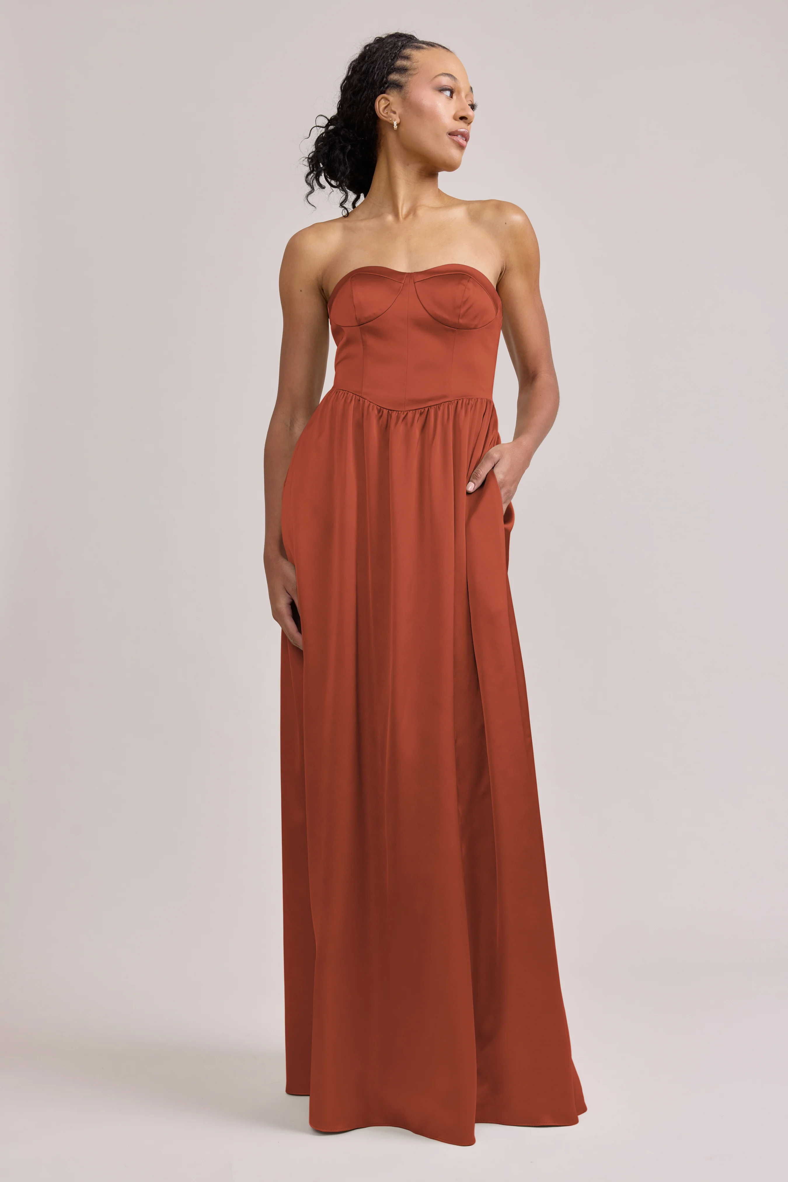 Sydney Satin Dress | Made To Order - Image 131