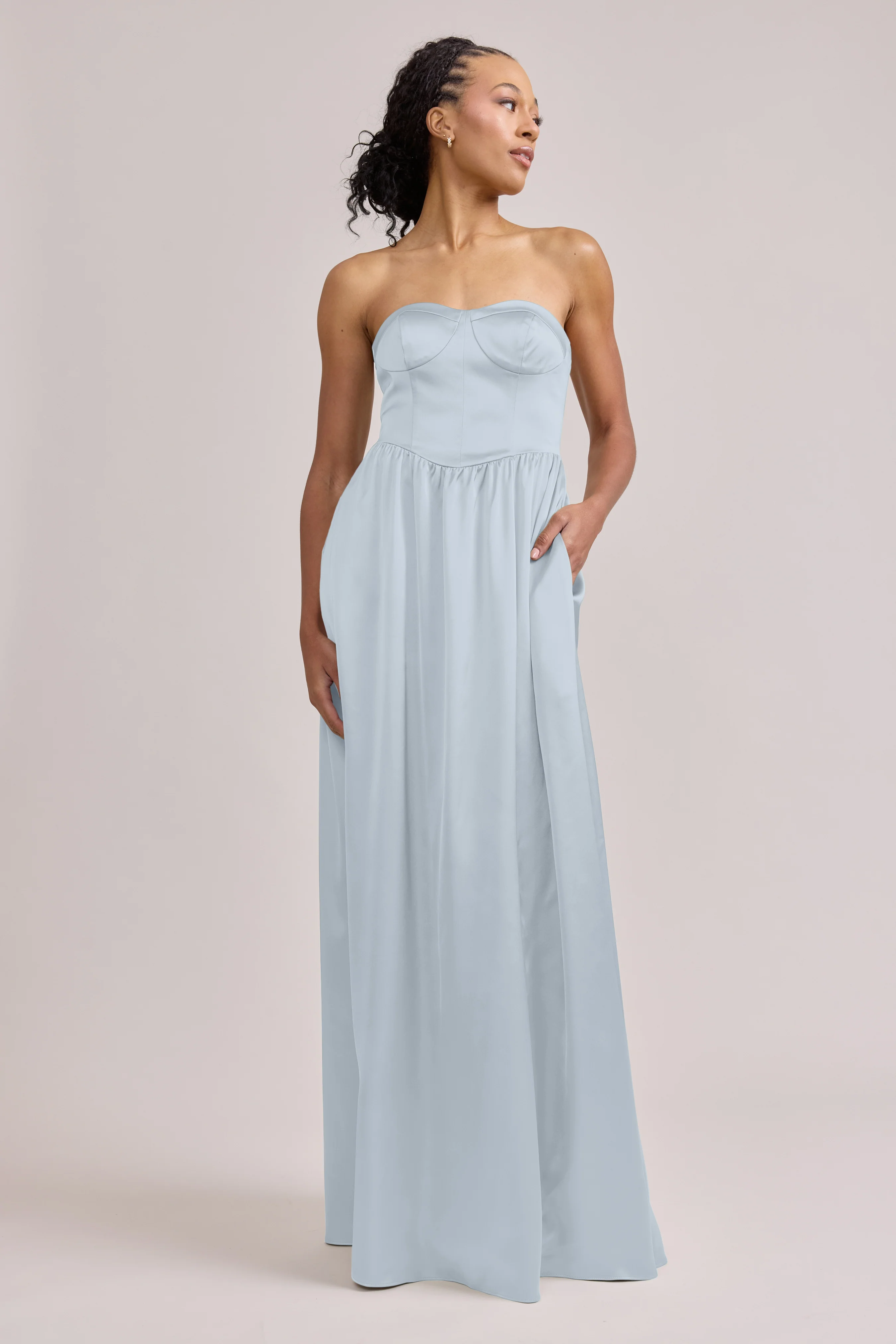 Sydney Satin Dress | Made To Order - Image 137