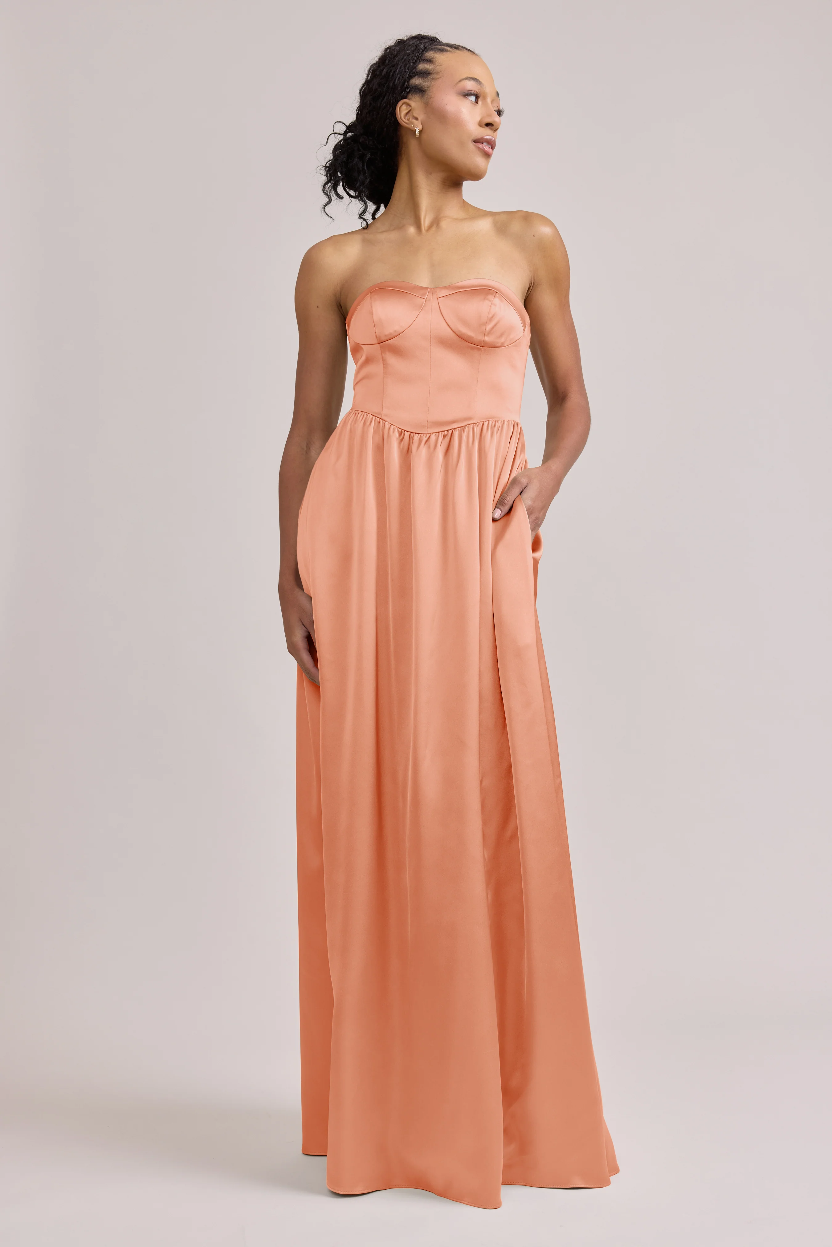 Sydney Satin Dress | Made To Order - Image 143