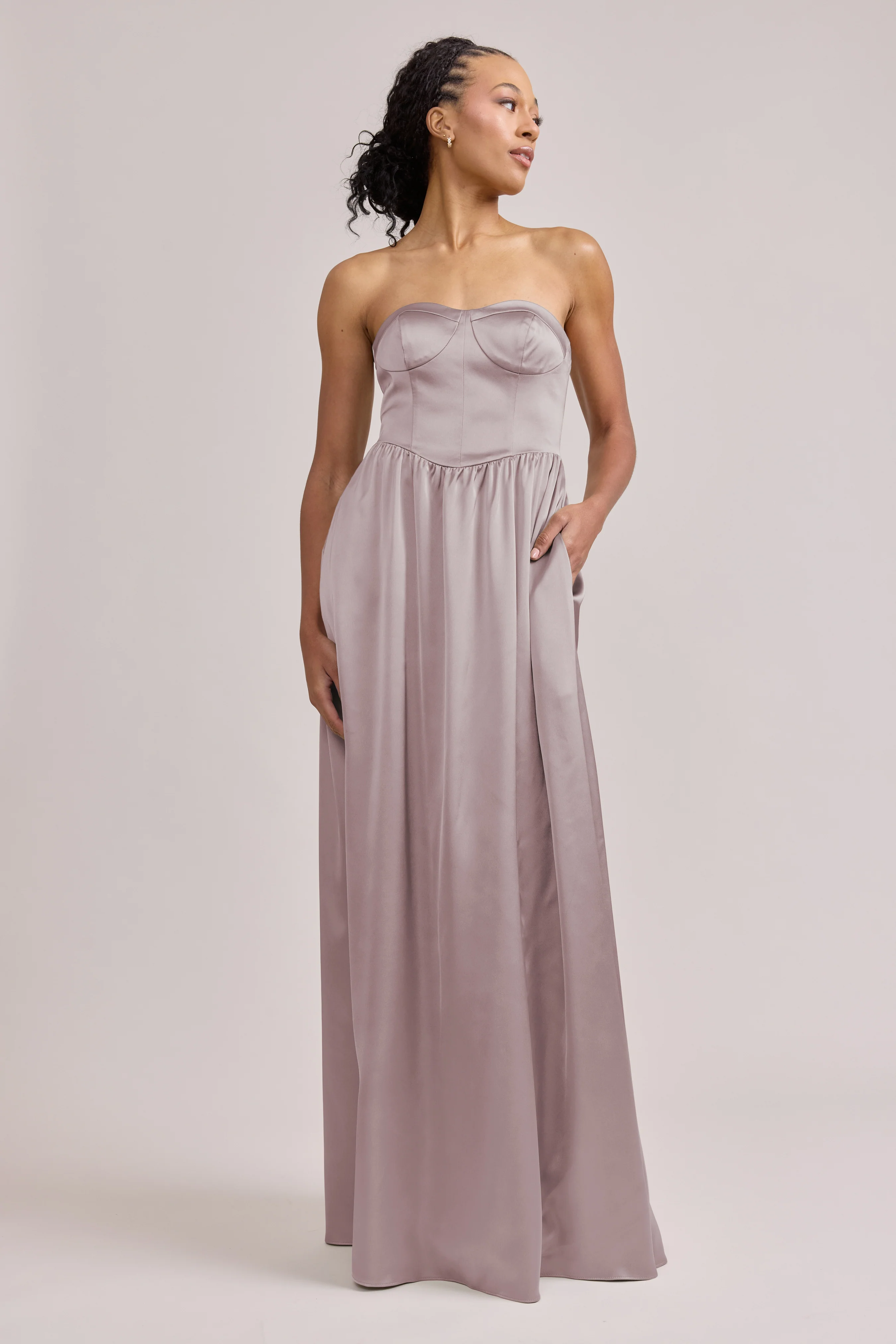 Sydney Satin Dress | Made To Order - Image 146