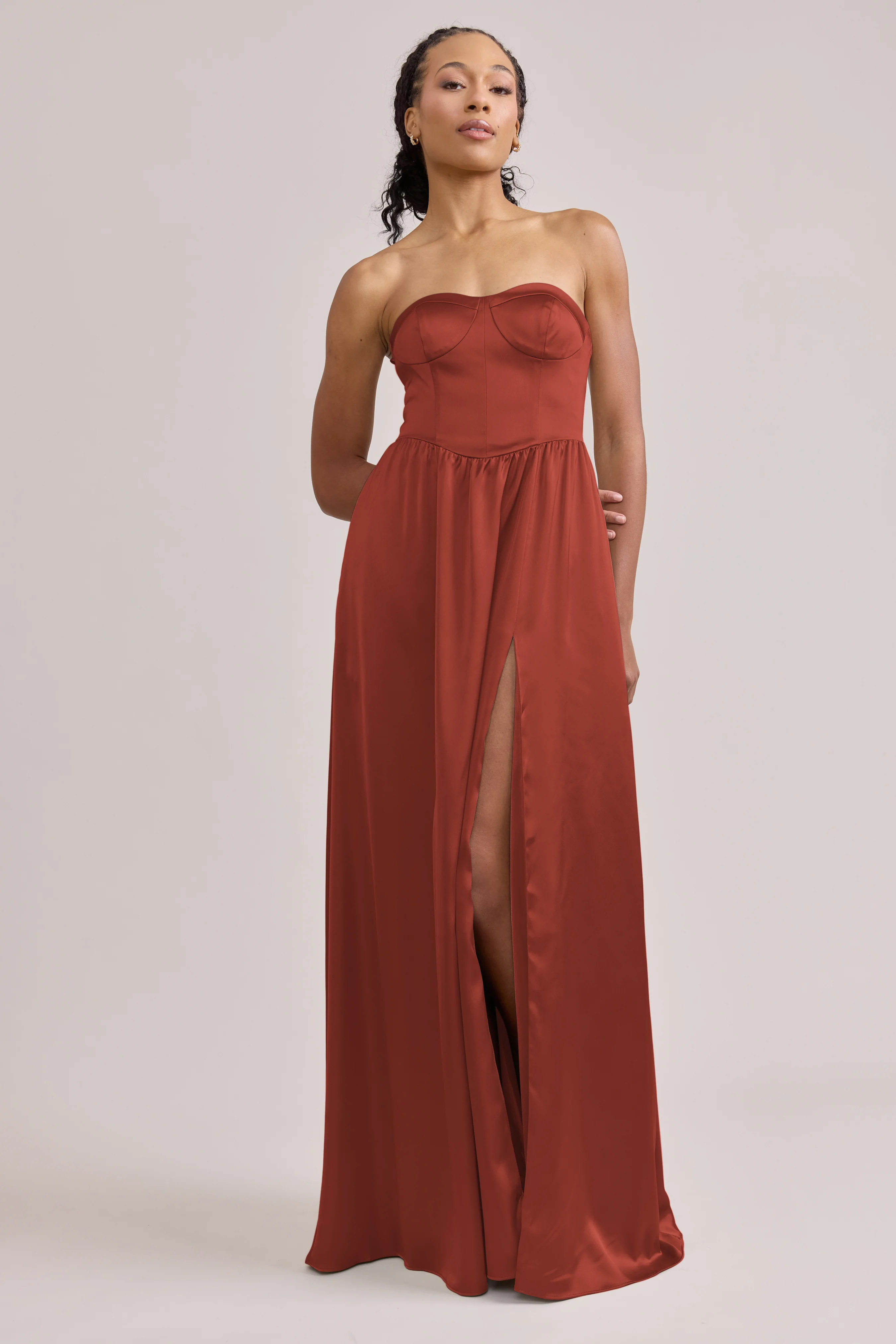 Sydney Satin Dress | Made To Order - Image 150