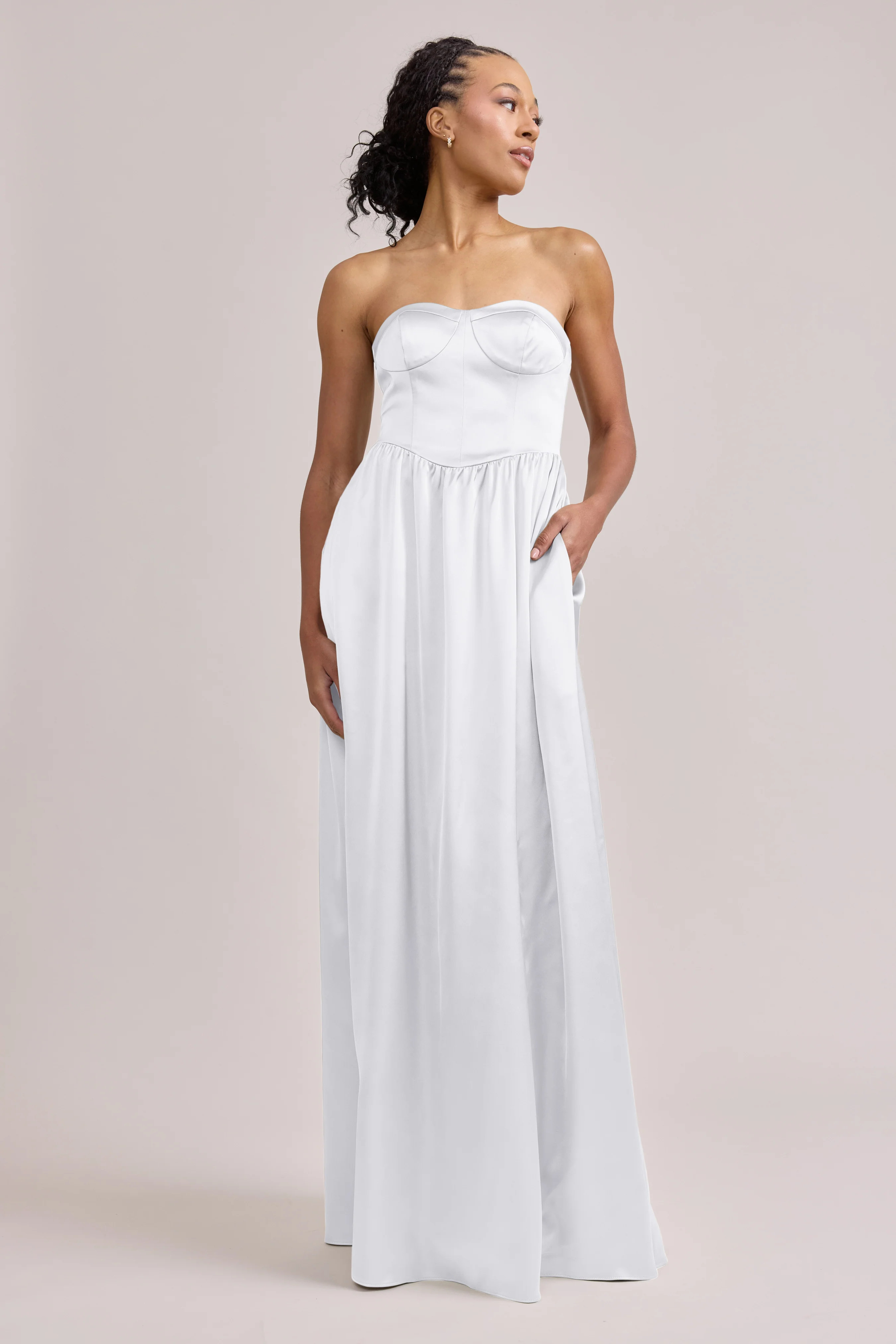 Sydney Satin Dress | Made To Order - Image 155