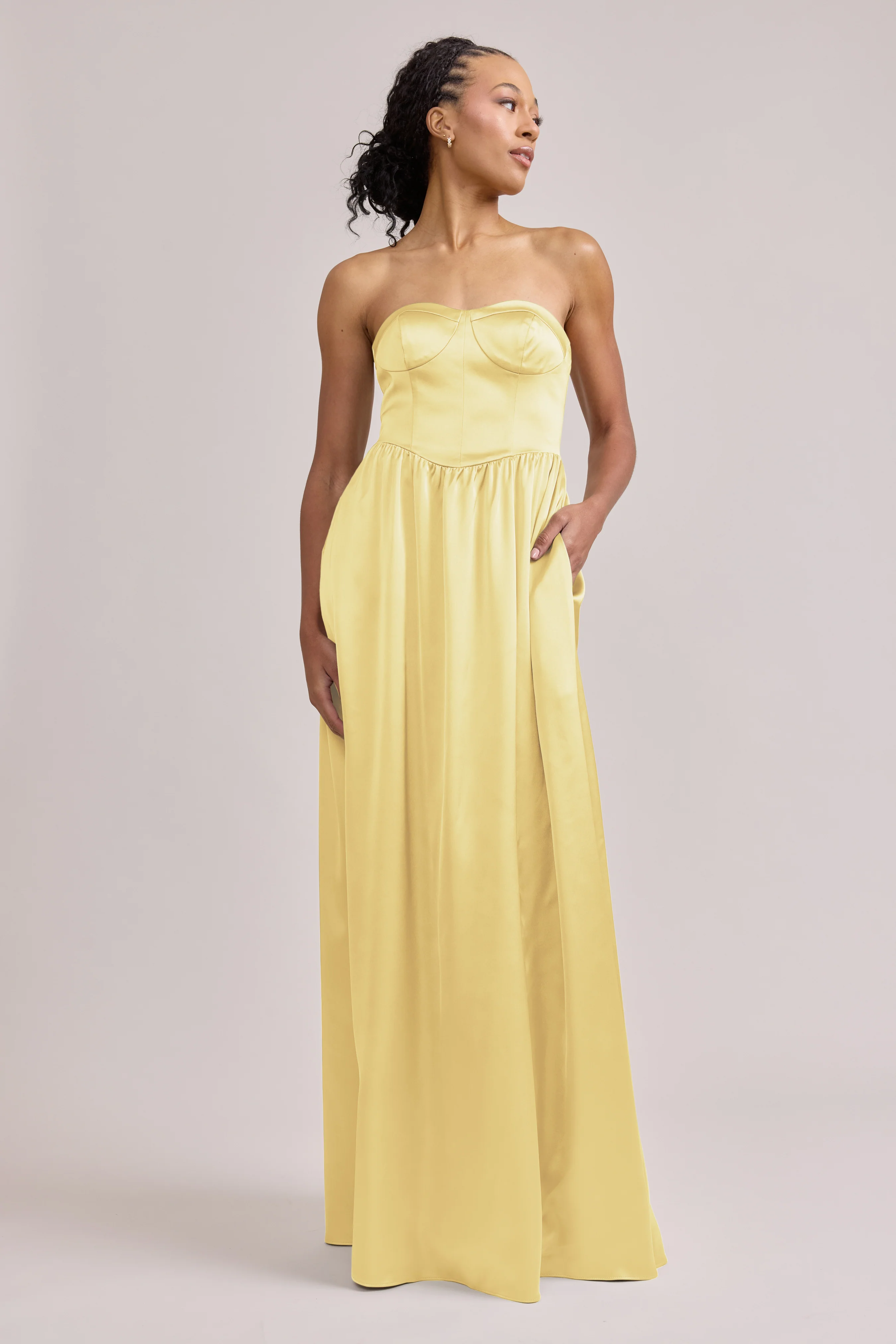 Sydney Satin Dress | Made To Order - Image 158