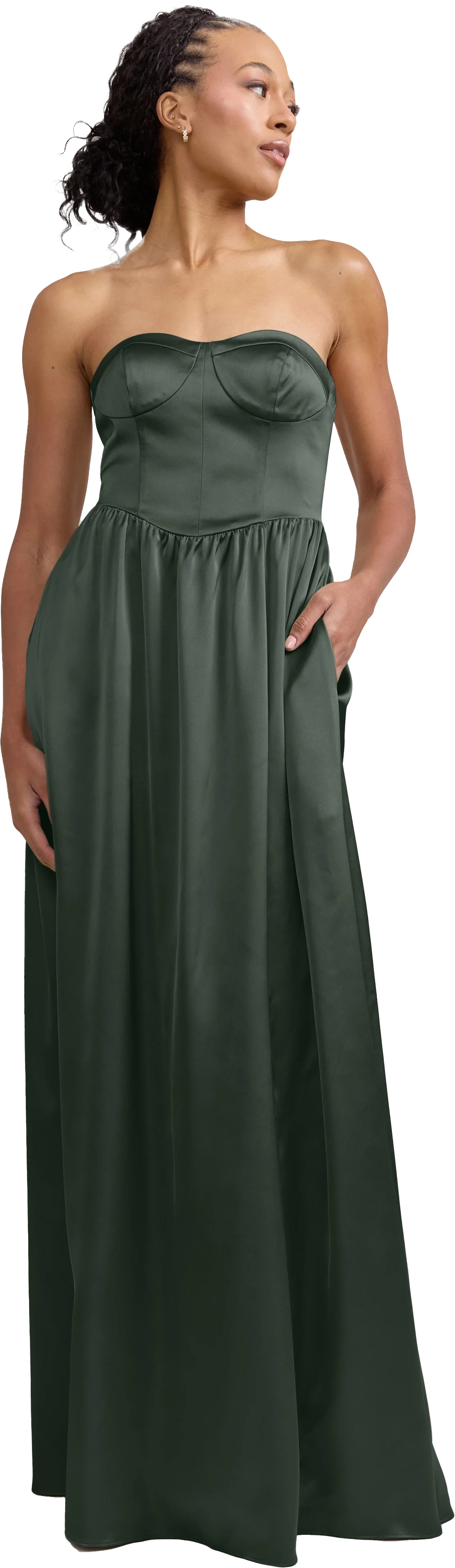 Sydney Satin Dress | Made To Order - Image 170