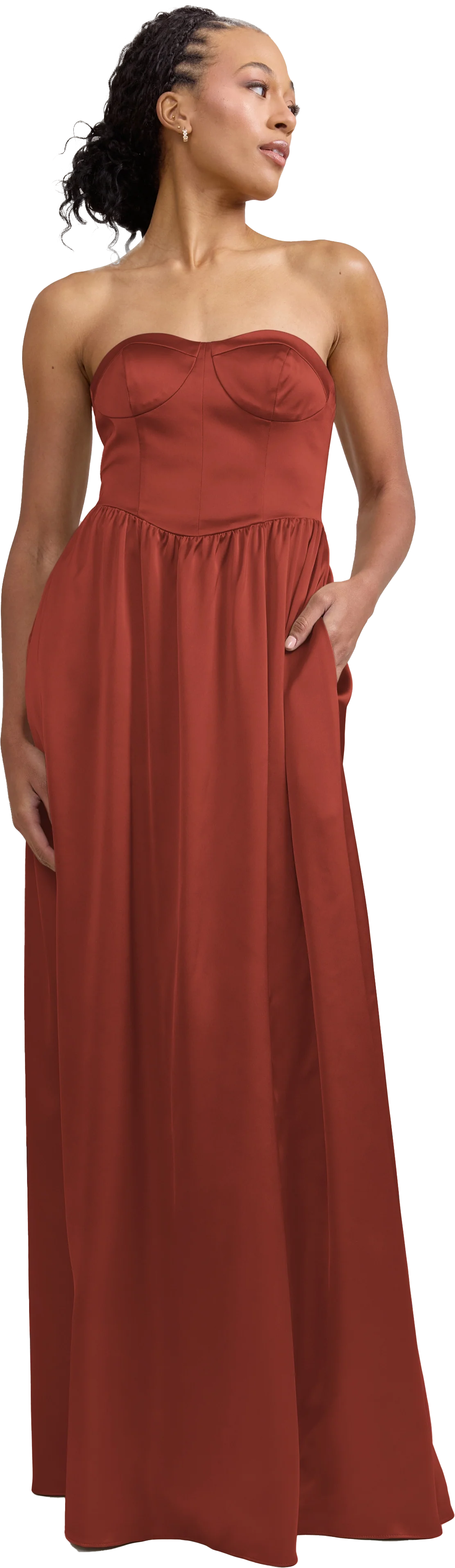 Sydney Satin Dress | Made To Order - Image 209