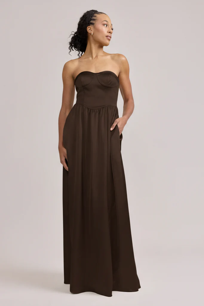 Sydney Satin Dress | Made To Order - Image 215