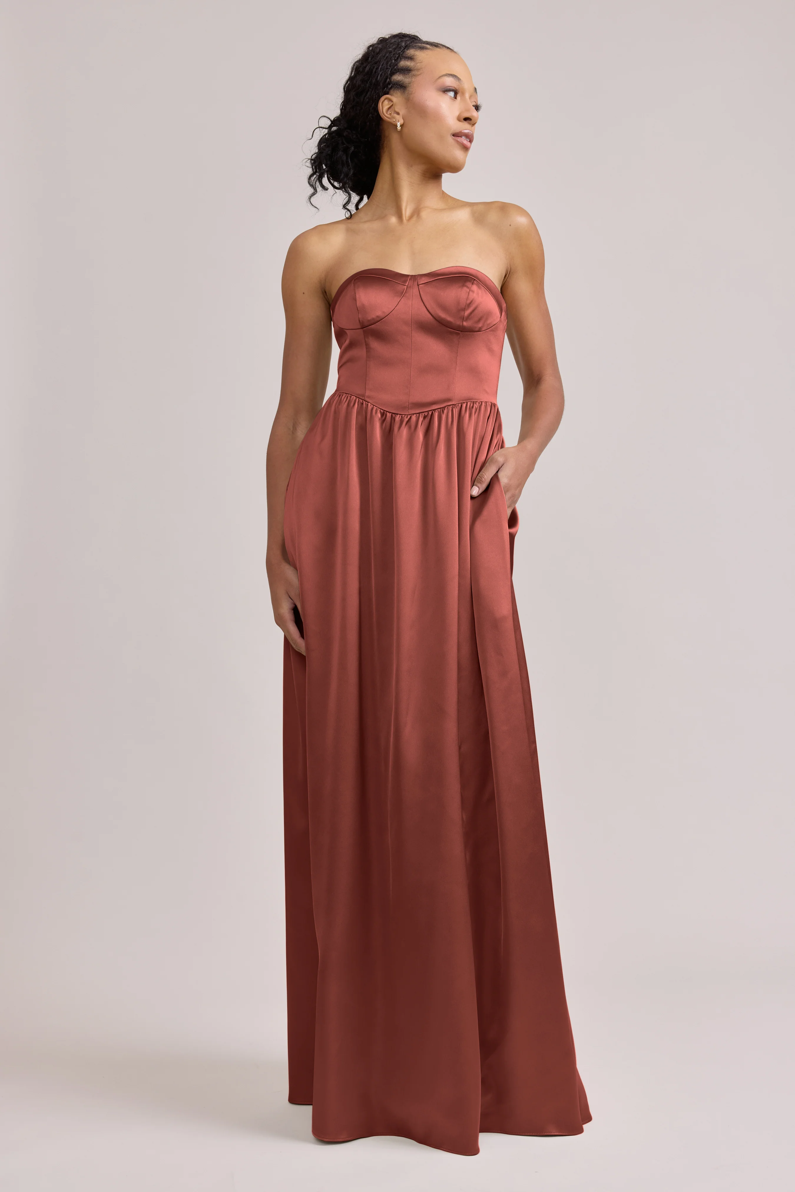 Sydney Satin Dress | Made To Order - Image 24