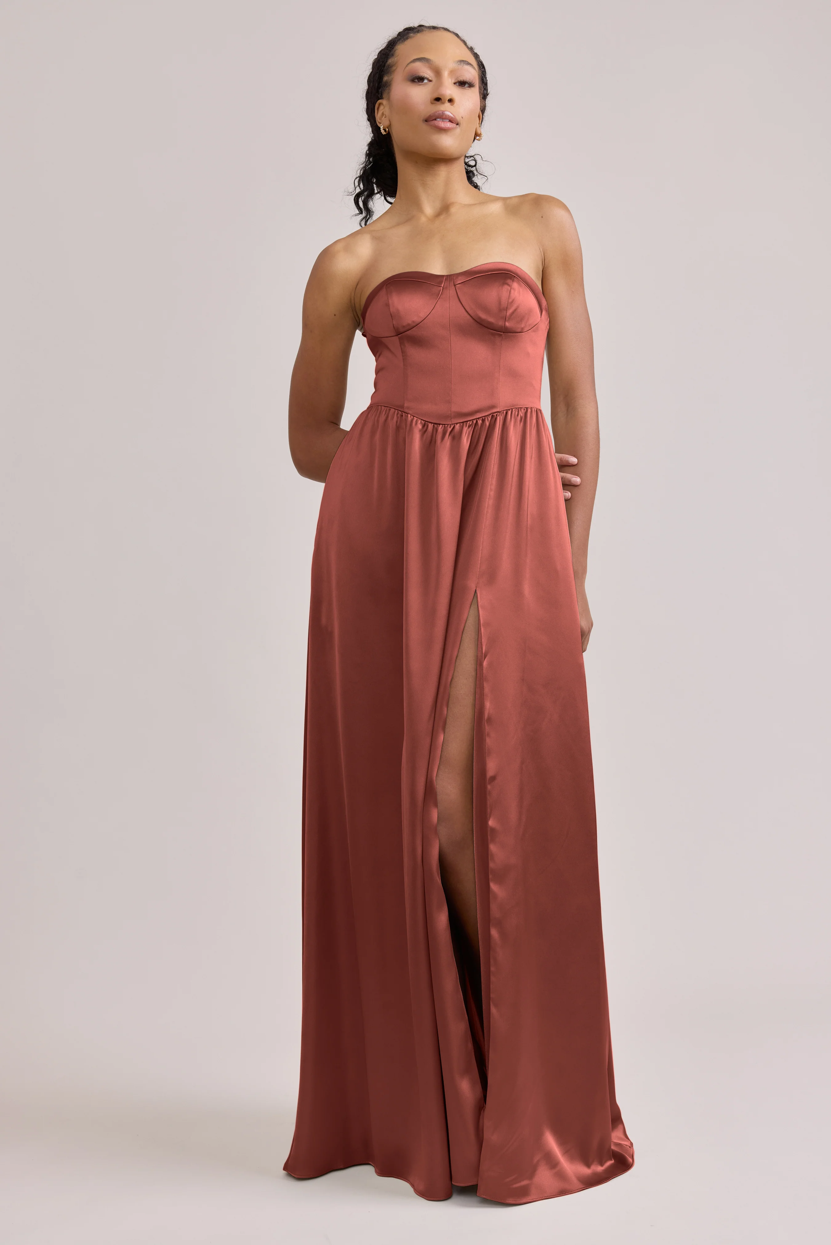 Sydney Satin Dress | Made To Order - Image 25