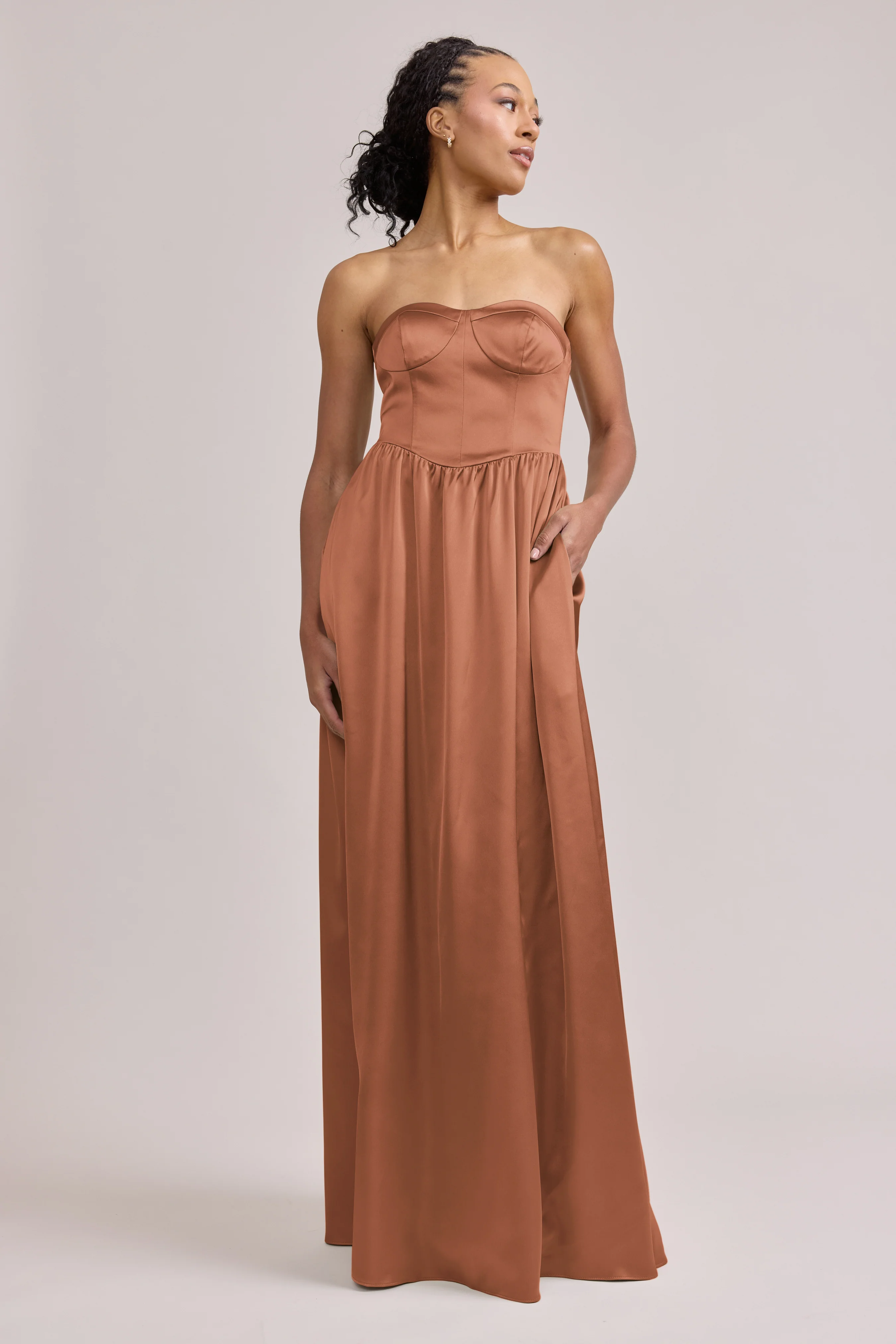 Sydney Satin Dress | Made To Order - Image 30