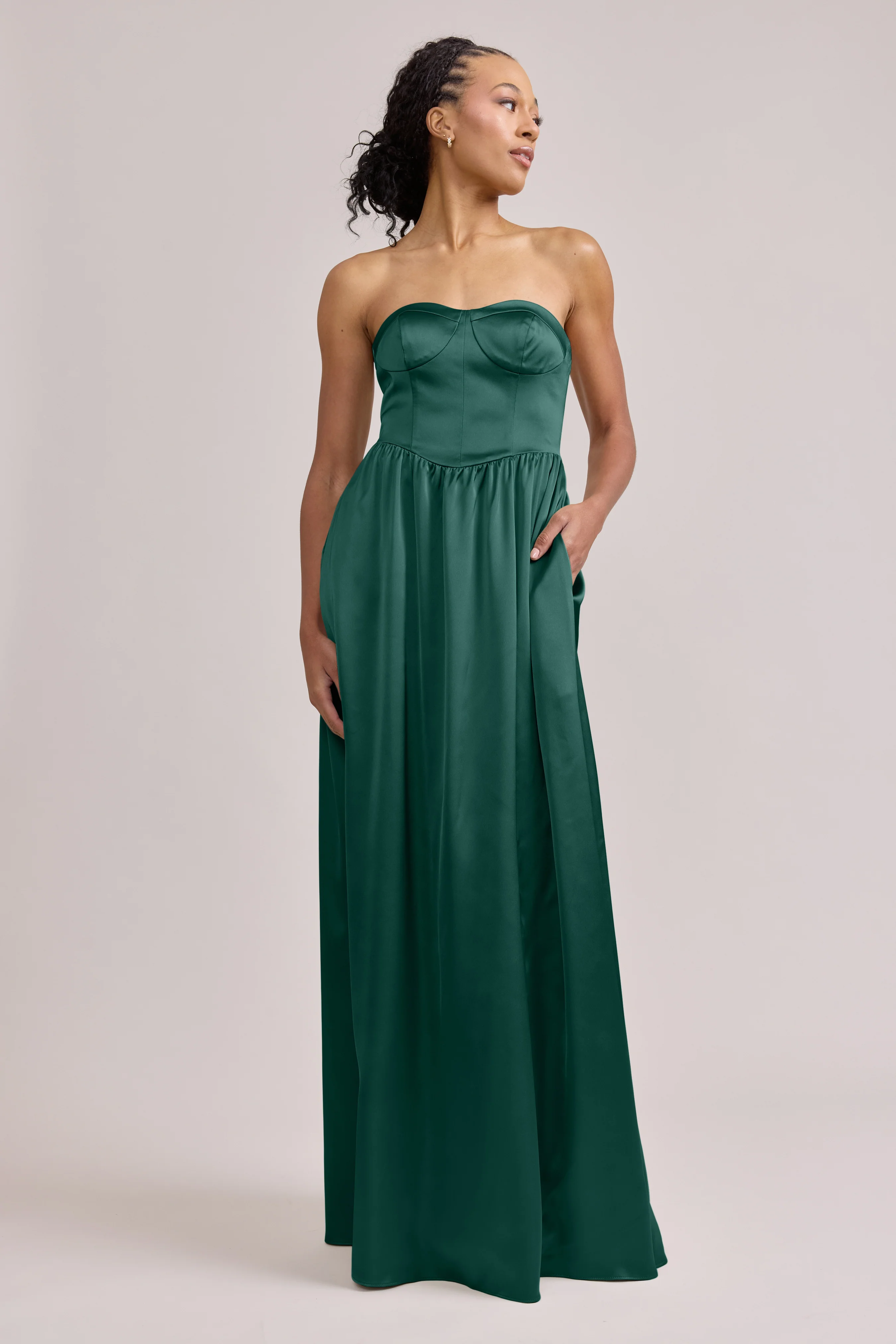 Sydney Satin Dress | Made To Order - Image 45