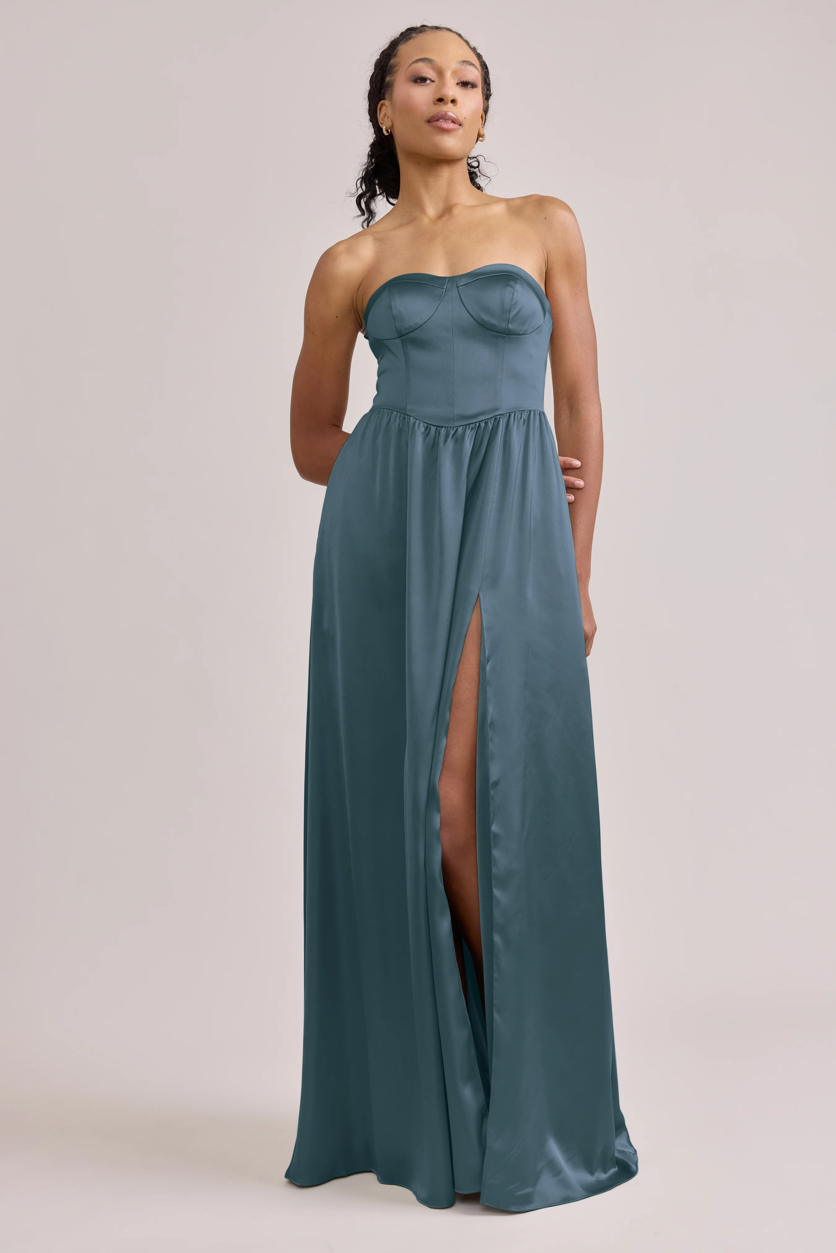 Sydney Satin Dress | Made To Order - Image 48