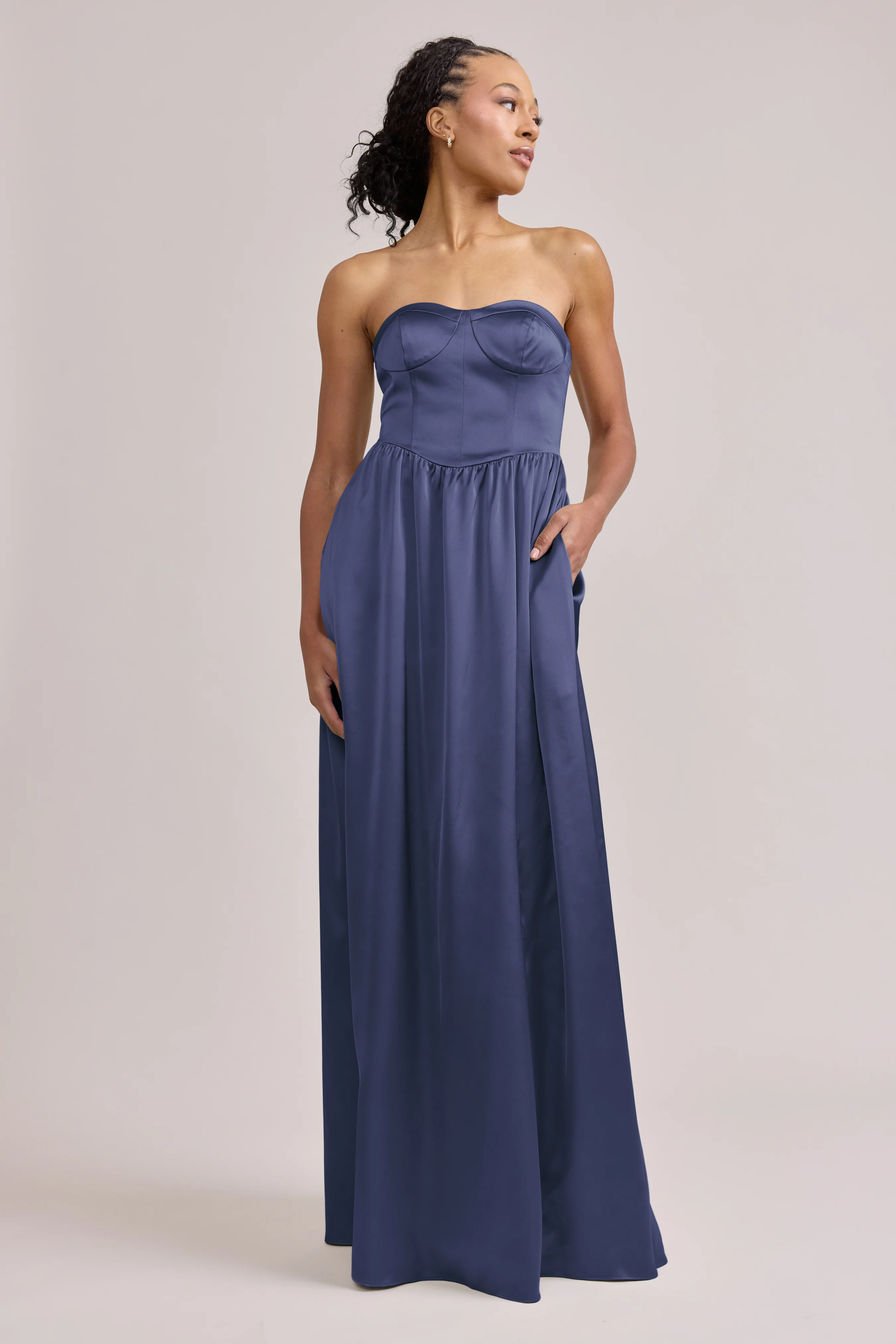 Sydney Satin Dress | Made To Order - Image 69