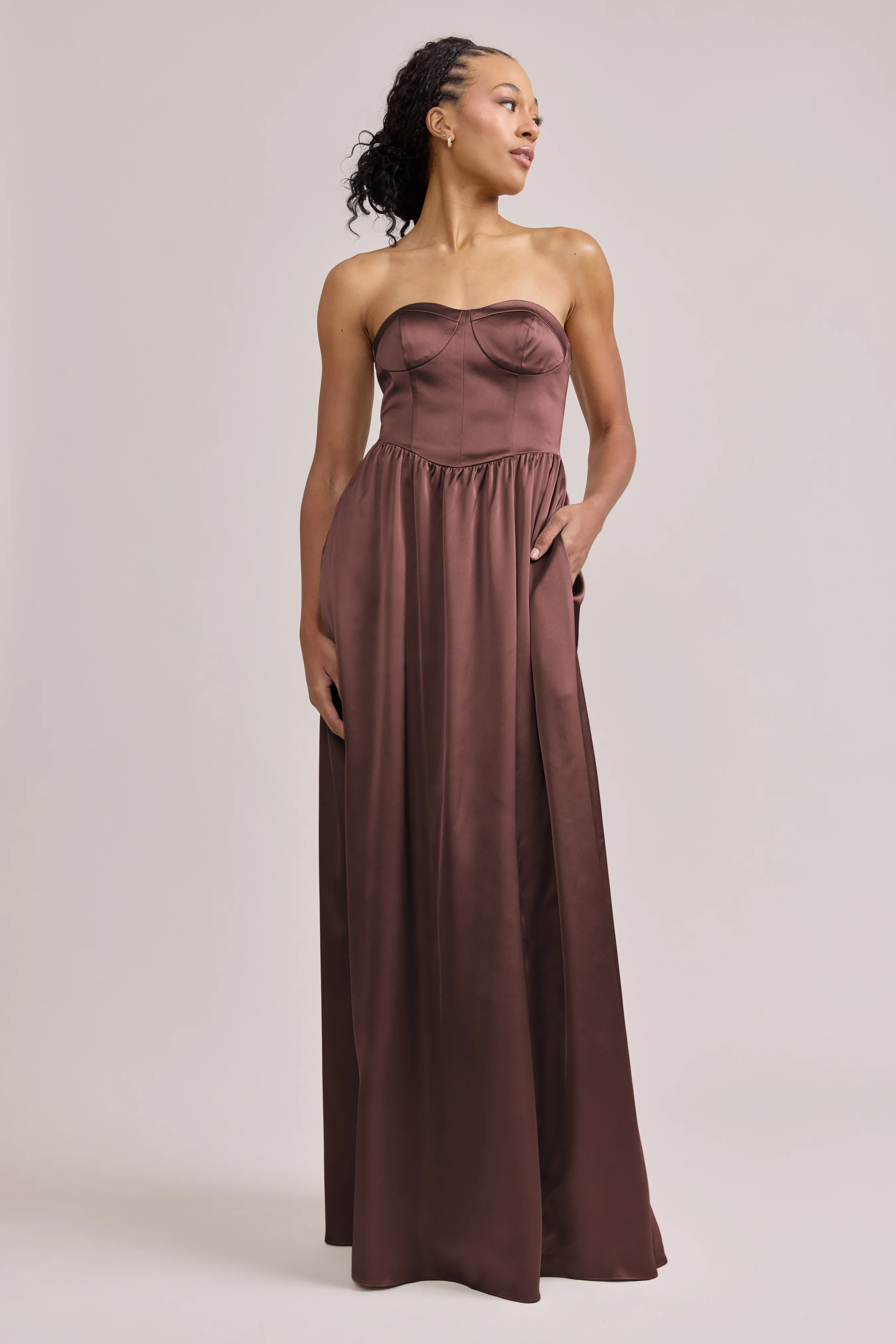 Sydney Satin Dress | Made To Order - Image 81
