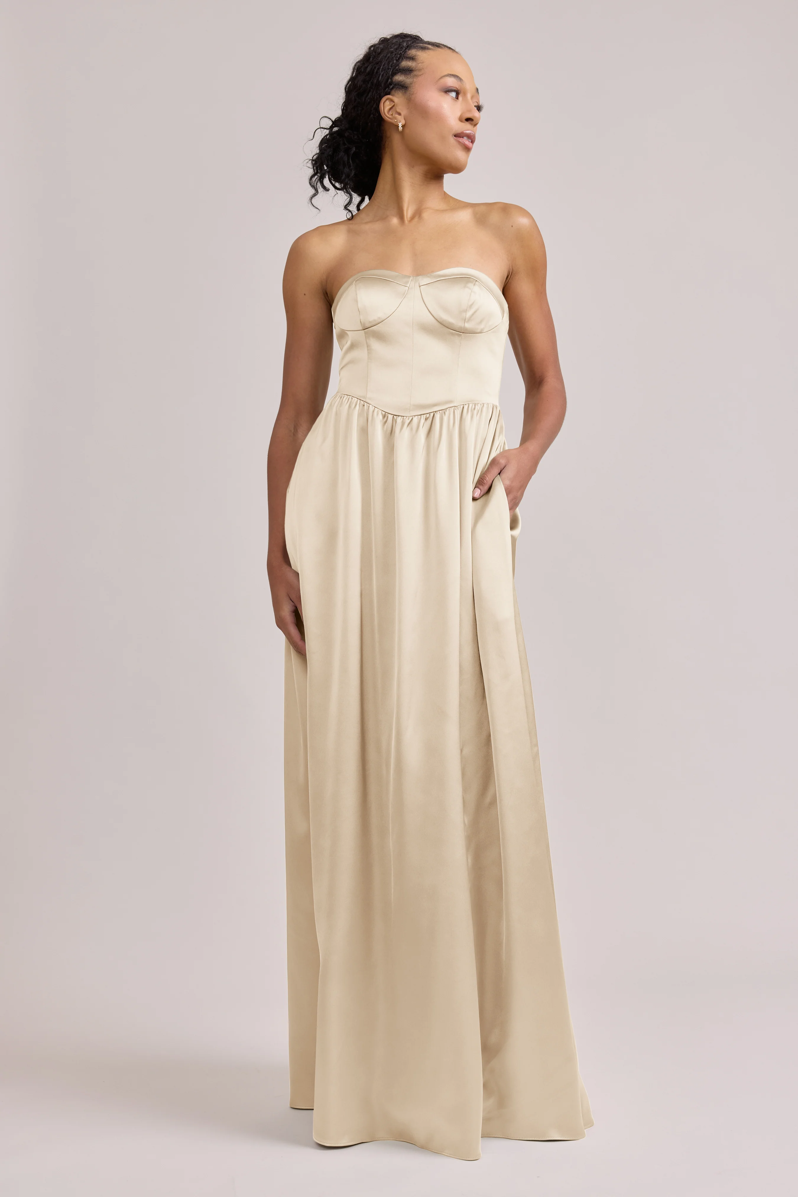 Sydney Satin Dress | Made To Order - Image 99