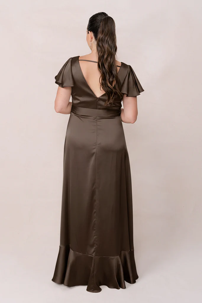 Thalia Satin Dress | Made To Order - Image 175