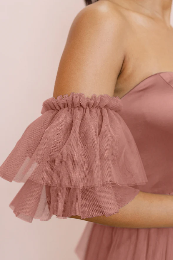 Tulle Tiered Poof Sleeves | Made To Order - Image 13