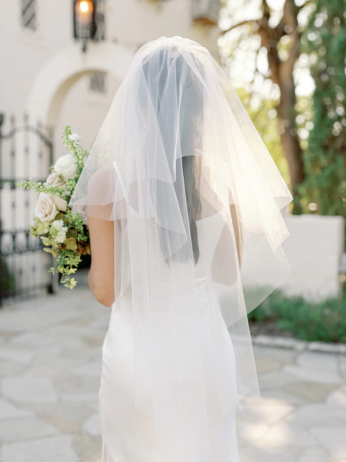 Classic Tulle Fingertip Veil | Ready To Ship - Image 5