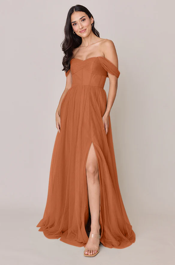 Tulle Mega Swatch | Ready To Ship | Rust - Image 2