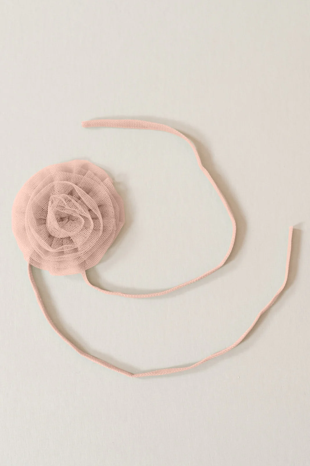 Tulle Rose Neck Tie | Made To Order - Image 8