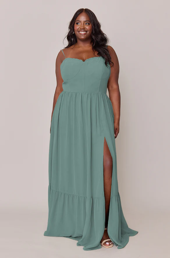 Valentina Chiffon Dress | Made To Order - Image 120