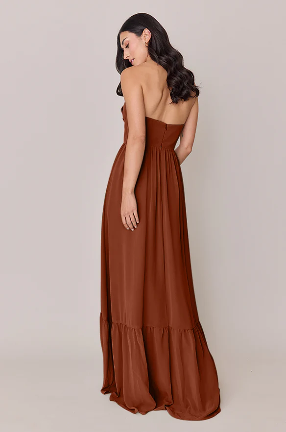 Valentina Chiffon Dress | Made To Order - Image 135