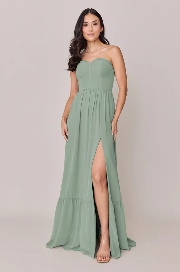 Valentina Chiffon Dress | Made To Order - Image 138