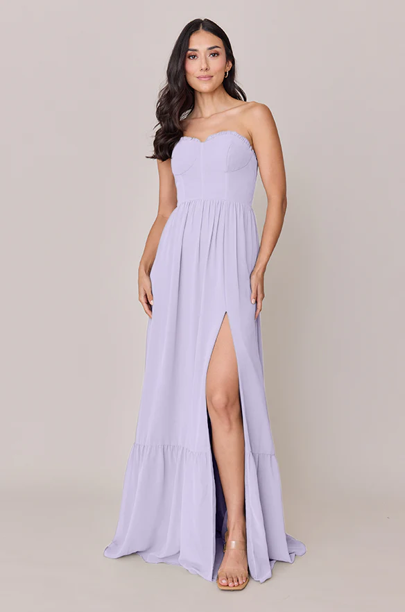 Valentina Chiffon Dress | Made To Order - Image 166