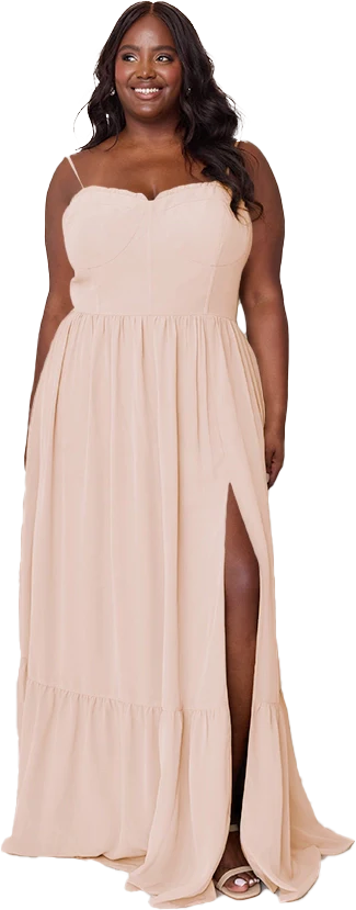 Valentina Chiffon Dress | Made To Order - Image 180