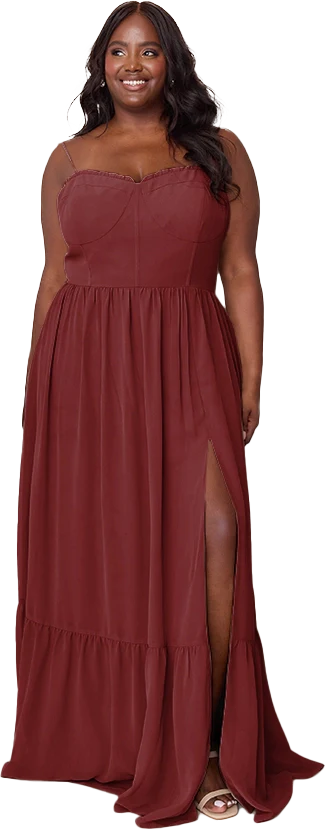 Valentina Chiffon Dress | Made To Order - Image 182