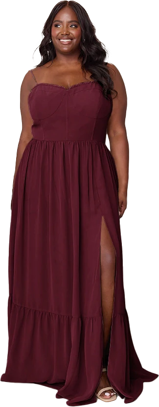 Valentina Chiffon Dress | Made To Order - Image 183