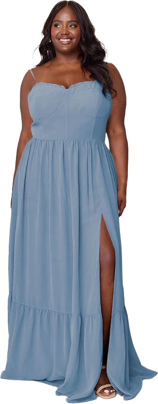 Valentina Chiffon Dress | Made To Order - Image 195
