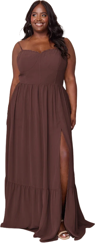 Valentina Chiffon Dress | Made To Order - Image 200