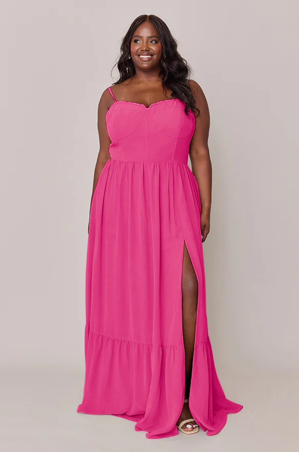 Valentina Chiffon Dress | Made To Order - Image 224