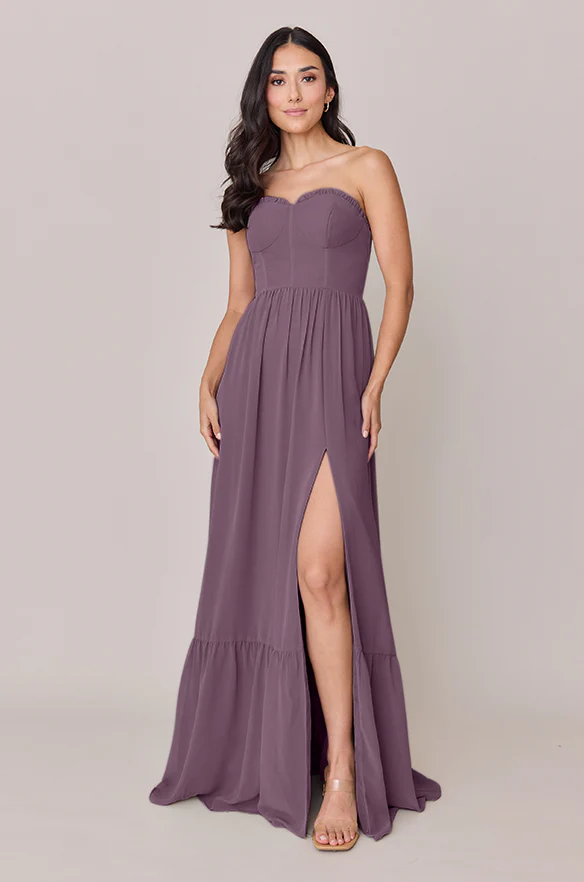 Valentina Chiffon Dress | Made To Order - Image 52