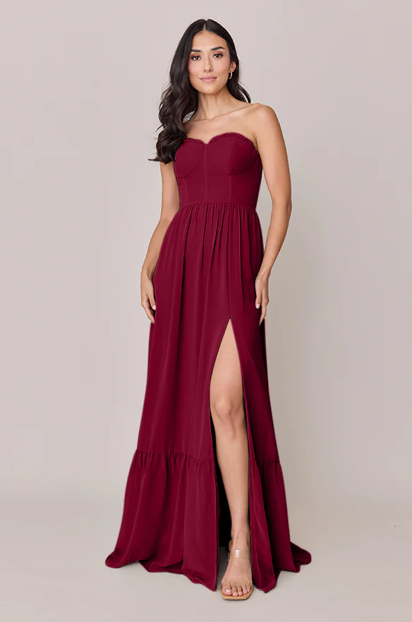 Valentina Chiffon Dress | Made To Order - Image 85