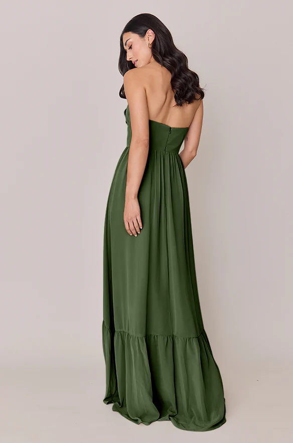 Valentina Chiffon Dress | Made To Order - Image 97