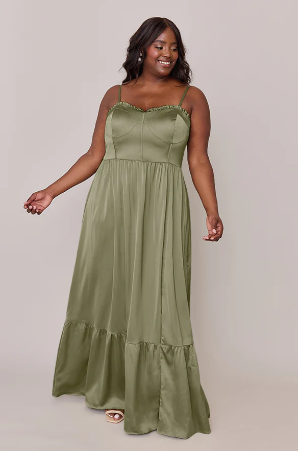 Valentina Satin Dress | Made To Order - Image 100