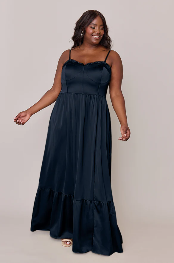 Valentina Satin Dress | Made To Order - Image 105